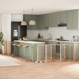 Cancello per Cani Porta Pieghevole 12 Pannelli 300 cm in Pioppo