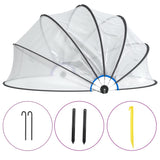 Cupola per Piscina Rotonda 376x188 cm PVC