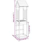 Torre da Gioco 52,5x46,5x206,5 cm in Legno di Pino Impregnato