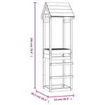 Torre da Gioco 53x46,5x194 cm in Legno Massello di Douglas