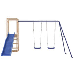 Set da Gioco da Esterno in Legno Massello di Pino