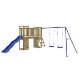 Set da Gioco da Esterno in Legno di Pino Impregnato