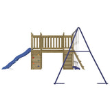 Set da Gioco da Esterno in Legno di Pino Impregnato
