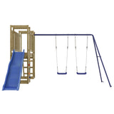 Set da Gioco da Esterno in Legno di Pino Impregnato