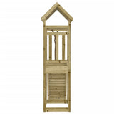 Casetta con Arrampicata in Legno di Pino Impregnato