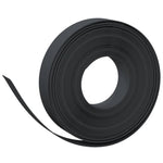Bordature da Giardino 2 pz Nere 10 m 10 cm in Polietilene
