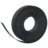 Bordature da Giardino 3 pz Nere 10 m 10 cm in Polietilene