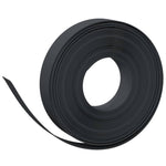 Bordature da Giardino 4 pz Nere 10 m 10 cm in Polietilene