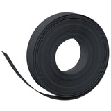 Bordature da Giardino 5 pz Nere 10 m 10 cm in Polietilene