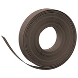 Bordature da Giardino 5 pz Marroni 10 m 10 cm in Polietilene