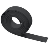 Bordature da Giardino 3 pz Nere 10 m 15 cm in Polietilene