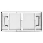 Tavolo Lavoro Cucina con Ripiano 120x60x115 cm Acciaio Inox