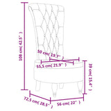 Sedia Schienale Alto Design Bottoni Velluto Rosso Vino Chiaro