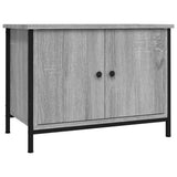 Mobile TV con Ante Grigio Sonoma 60x35x45 cm Legno truciolato