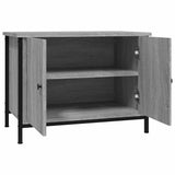 Mobile TV con Ante Grigio Sonoma 60x35x45 cm Legno truciolato