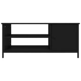 Mobile Porta TV Nero 100x40x45 cm in Legno Multistrato