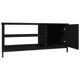 Mobile Porta TV Nero 100x40x45 cm in Legno Multistrato
