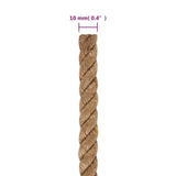 Corda in Juta Lunga 50 m Spessa 10 mm