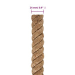 Corda in Juta Lunga 25 m Spessa 24 mm