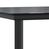 Set da Pranzo da Giardino 5 pz Nero