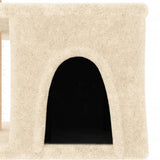 Albero per Gatti con Tiragraffi in Sisal Crema 48 cm