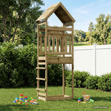 Torre da Gioco per Esterni Naturale Pino impregnato solido