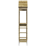 Torre da Gioco per Esterni Naturale Pino impregnato solido