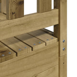 Torre da Gioco per Esterni Naturale Pino Solido Impregnato
