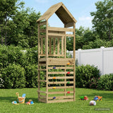 Torre da Gioco per Esterni Naturale Pino Solido Impregnato