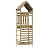 Torre da Gioco per Esterni Naturale Pino Solido Impregnato