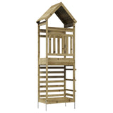 Torre da Gioco per Esterni Naturale Pino Solido Impregnato