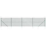 Recinzione a Rete con Picchetti Ancoraggio Verde 2,2x10 m