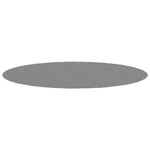 Telo Sotto Piscina Grigio Chiaro 500 cm Geotessile Poliestere