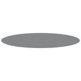 Telo Sotto Piscina Grigio Chiaro 306 cm Geotessile Poliestere