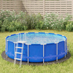 Telo Sotto Piscina Grigio Chiaro 306 cm Geotessile Poliestere