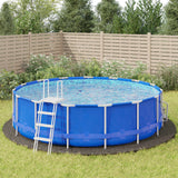 Telo Sotto Piscina Grigio Chiaro 550 cm Geotessile Poliestere