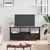 Mobile Porta TV Nero 102x33x45 cm in Legno truciolato e Ferro