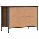 Scarpiera Rovere Marrone 69x35x50 cm in Legno truciolato