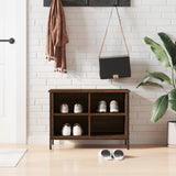 Scarpiera Rovere Marrone 69x35x50 cm in Legno truciolato