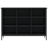 Scarpiera Nera 100x35x70 cm in Legno truciolato