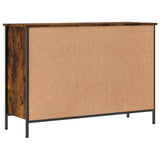 Scarpiera Rovere Fumo 100x35x70 cm in Legno truciolato