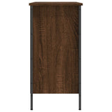 Scarpiera Rovere Marrone 100x35x70 cm in Legno truciolato