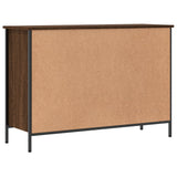 Scarpiera Rovere Marrone 100x35x70 cm in Legno truciolato