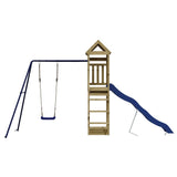 Set da Gioco da Esterno in Legno di Pino Impregnato