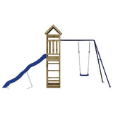 Set da Gioco da Esterno in Legno di Pino Impregnato