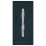 Porta Ingresso Antracite 98x208 cm in PVC