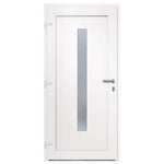 Porta Ingresso Antracite 98x208 cm in PVC