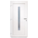 Porta Ingresso Antracite 98x208 cm in PVC