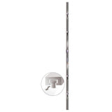 Porta Ingresso Antracite 108x208 cm in PVC