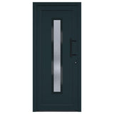 Porta Ingresso Antracite 88x200 cm in PVC